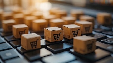 E-commerce customer service, focusing on live chat support, efficient order management, customer query resolution, and personalized responses for a seamless shopping experience.