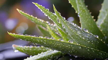 Aloe vera, a succulent plant revered for its soothing and regenerative properties, forms the foundation of luxurious skin care cosmetics, offering a natural path to revitalized and radiant skin.