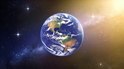 Fototapeta premium planet earth in space