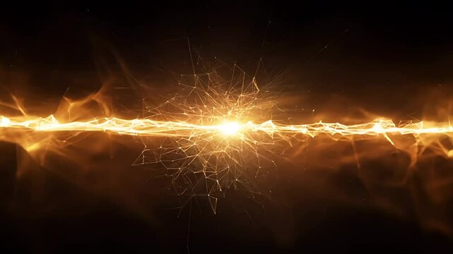 Dynamic sparks burst with energy, adding excitement to visuals.