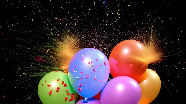 A fun balloon pop effect, great for celebratory and playful transitions.
