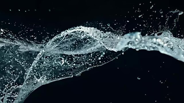 A smooth and flowing water wave effect for refreshing transitions.