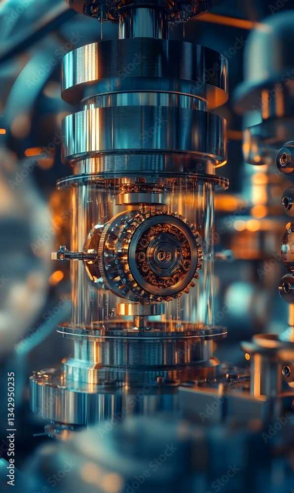 Aufkleber intricate scientific apparatus showcase of precision engineering and advanced nano particle research