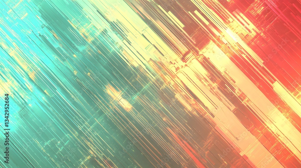 Poster abstract colorful background features lines rectangles and varied shades