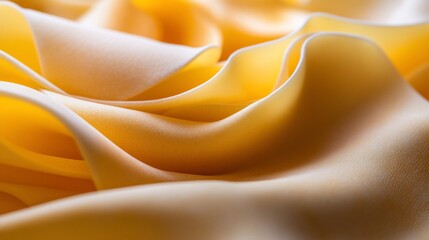 Obraz premium Flowing Honeycomb: A Close-Up of Soft Folds and Golden Undertones