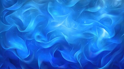 Obraz premium Blue energy swirls, cosmic background, digital art, website