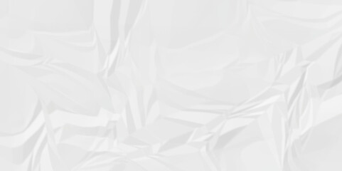 White crumple Abstract obsolete billboard rumple. wrinkle ripped creased white crumple aged closeup craft document grunge recycling paper background.