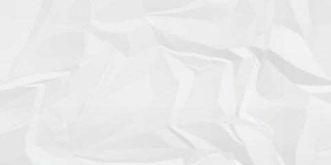 White crumple Abstract obsolete billboard rumple. wrinkle ripped creased white crumple aged closeup craft document grunge recycling paper background.