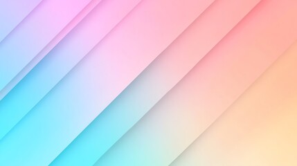 Fototapeta premium Abstract Pastel Gradient Background with Diagonal Lines for Modern Design