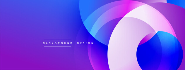 Background design with overlapping circular shapes, featuring smooth gradients and soft lighting effects, creating a dynamic abstract composition