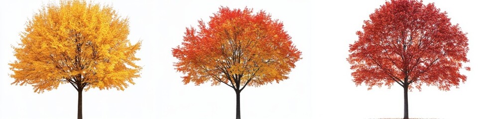 Fototapeta premium Autumn Trees in Transition