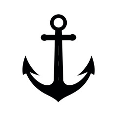 anchor on a white background vector illustration