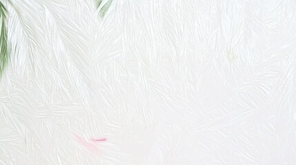 Abstract white textured surface with subtle greens and pinks
