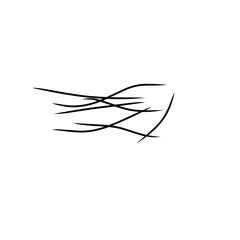 hair loss line illustration