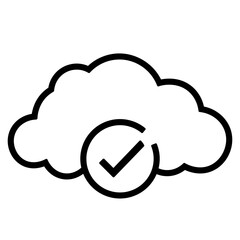 Cloud Secure Access Check Icon
