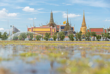 Wat Phra Kaew in Bangkok, Thailand - is a sacred temple and it's a part of the Thai grand palace,...