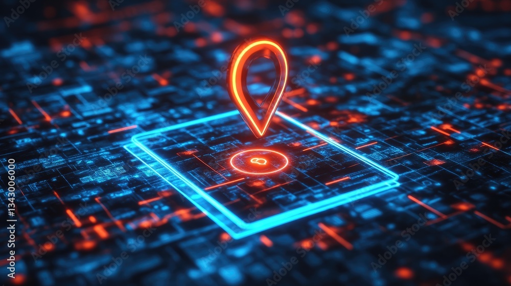 Poster a gps-based geofencing system displaying restricted zones, custom alerts, and real-time perimeter mo