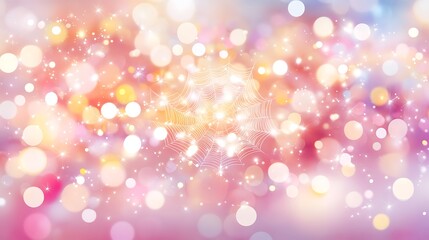 Obraz premium Festive Sparkle Background: Bokeh Lights.