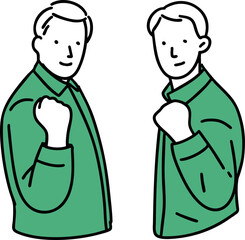 Hand Draw Office Illustration