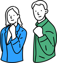 Hand Draw Office Illustration