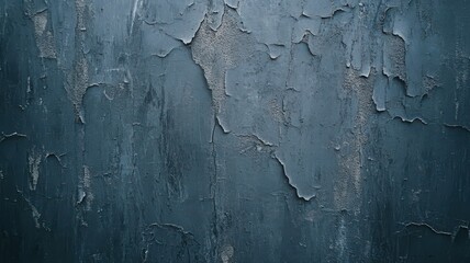 Obraz premium Dark Teal Blue Weathered Wall Texture Background