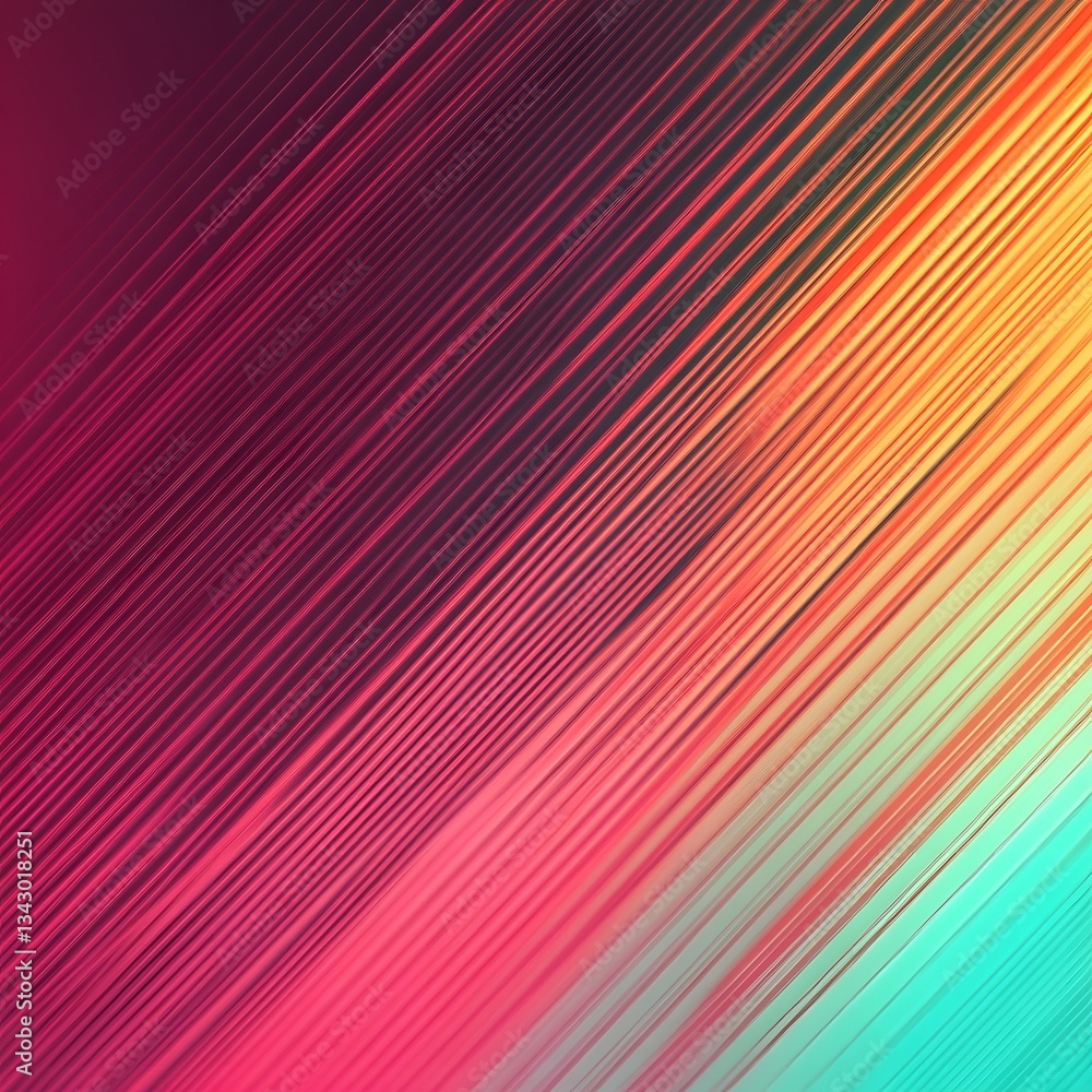 Aufkleber diagonal bands of colorful parallel lines are displayed here