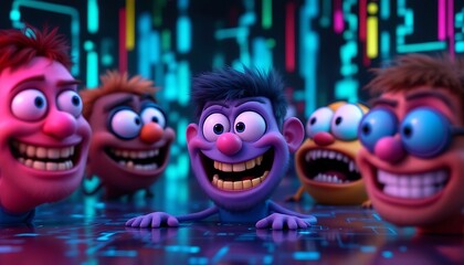 Funny 3d Animated Characters Digital Art
