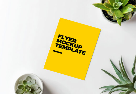 A5 Flyer Mockup Template