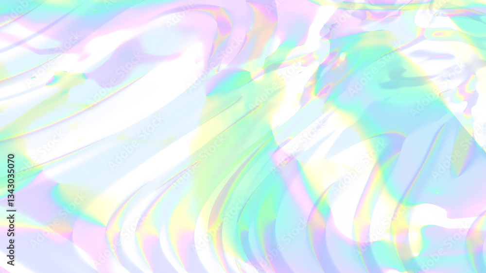 Aufkleber Colorful gradient shape blur. Blur Gradient Shape transparent PNG shape gradient Shining circle holographic blurred shape rainbow colors. Abstract design