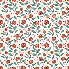 pattern  of various flowers 