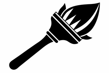 brush line art silhouette vector illustration