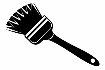 brush line art silhouette vector illustration