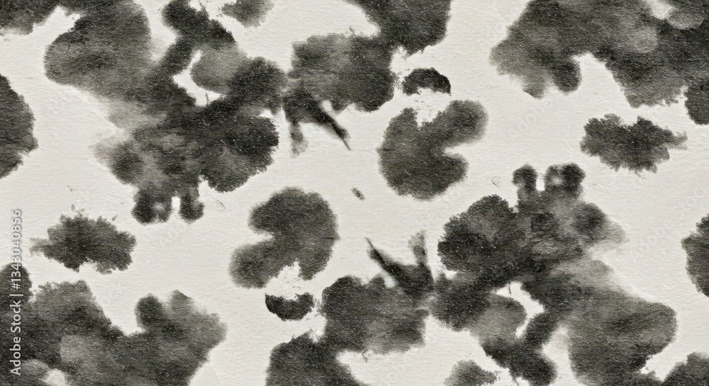 Poster abstract ink blot pattern: a captivating abstract pattern, reminiscent of ink blots, showcases an in