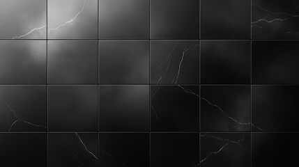 Naklejka premium black tiles wall texture background,blank gradient background for banner post banner wallpaper design with copy space