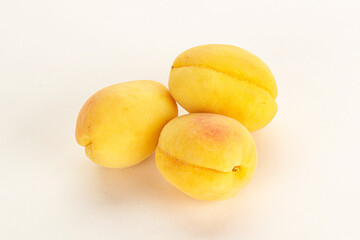 Ripe sweet juicy apricot heap