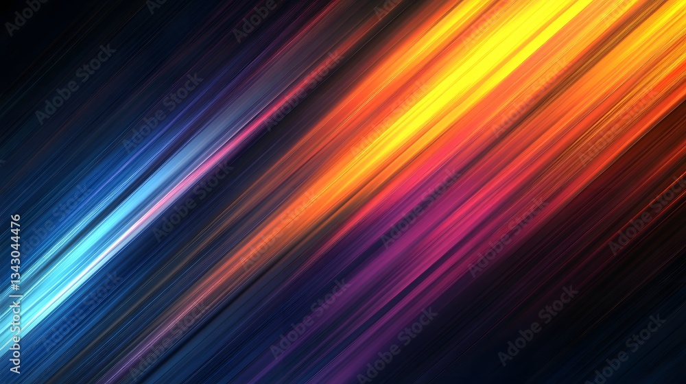 Aufkleber abstract streaks of vibrant colors creating a dynamic motion effect