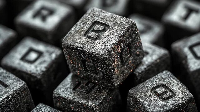 Stone Letters: A Textured Alphabet