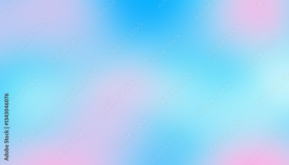Poster Blur and light noise abstract gradient overlay background colors blue and pink noise texture