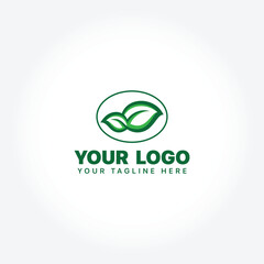 leaf logo design, natural logo design, logo design