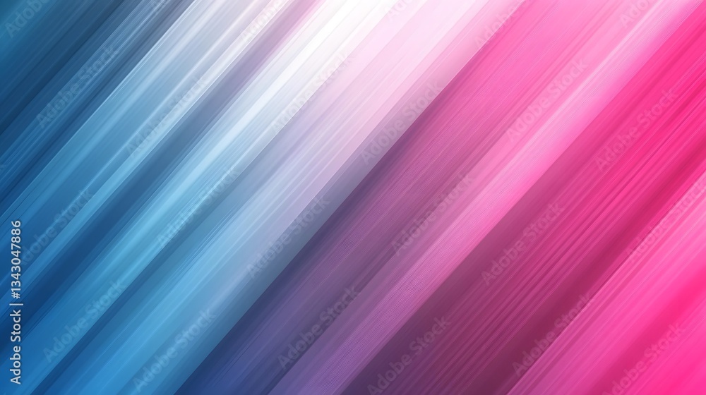 Aufkleber blue and pink diagonal stripes creating a colorful abstract background