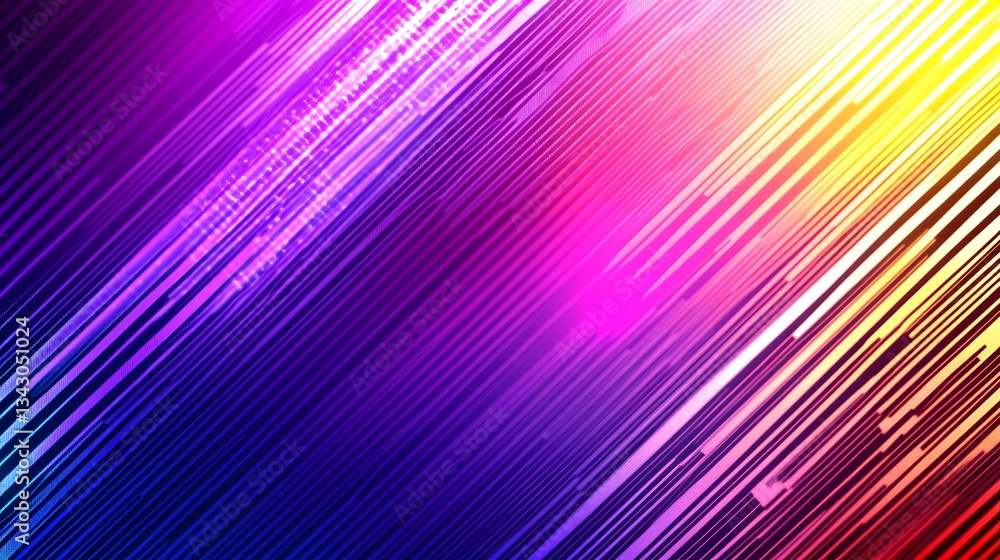 Aufkleber colorful abstract background with vibrant diagonal lines and gradients