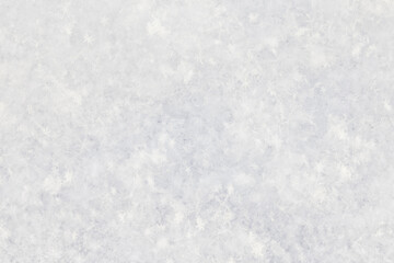 Winter white snow background, abstract blurred snowfall surface