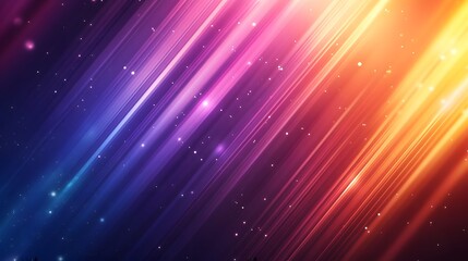 Obraz premium An abstract background featuring colorful light streaks and sparkles