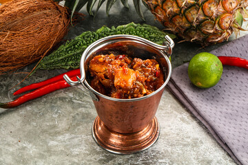 Asian cuisine - Chicken Manchurian with gravy
