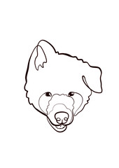 Dog One Line Art – Minimalist Continuous Line Drawing for Pet Logo, Tattoo, and Vector Illustration