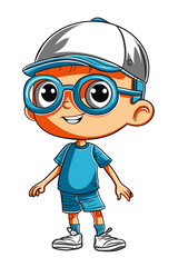 boy with skateboard