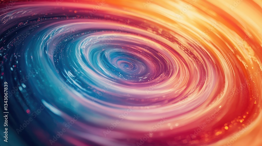 Poster abstract colorful swirl pattern in cosmic style 70 characters