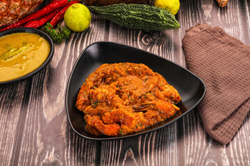 Indian cuisine - Prawns malabar masala
