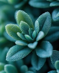 Fototapeta premium Textured Succulent Close-Up