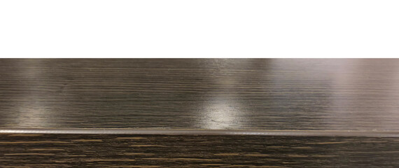 Dark wood surface with subtle reflection